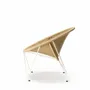 Chaises longues - C317 lounge chair cadre blanc intérieur & exterieur | fauteuils - FEELGOOD DESIGNS