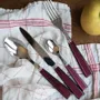 Ménagères - Set de couverts 4 pièces - Icône, Aubergine - SABRE PARIS