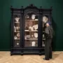 Sideboards - Black velvet casino armchair - OBJET DE CURIOSITÉ