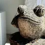 Sculptures, statuettes et miniatures - Petite grenouille sculpture de pierre calcaire balinaise - OFFICE OBJETS
