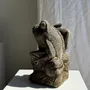 Sculptures, statuettes et miniatures - Petite grenouille sculpture de pierre calcaire balinaise - OFFICE OBJETS