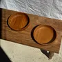 Bowls - Monoxyl teak bowl, bowl or presentation dish D25 H5.5 - OFFICE OBJETS