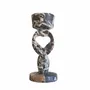 Objets de décoration - Bougeoir en marbre noir doré - SAGIT