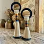 Decorative objects - Unity Totems: 2-Piece Handmade Desktop Sculpture Set - SARMAL DESIGN