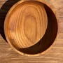 Bols - Bol, coupe ou plat de présentation en teck monoxyle D21 H5 - OFFICE OBJETS