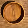 Bols - Bol, coupe ou plat de présentation en teck monoxyle D21 H5 - OFFICE OBJETS