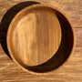 Bols - Bol, coupe ou plat de présentation en teck monoxyle D21 H5 - OFFICE OBJETS