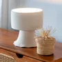 Lampes à poser - ONDA - Lampe à poser en terre cuite blanche - HYDILE