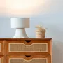 Lampes à poser - ONDA - Lampe à poser en terre cuite blanche - HYDILE