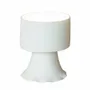 Lampes à poser - ONDA - Lampe à poser en terre cuite blanche - HYDILE