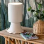 Table lamps - PAULA - White Terracotta Table Lamp - HYDILE
