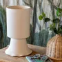 Table lamps - PAULA - White Terracotta Table Lamp - HYDILE