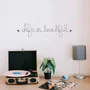 Objets de décoration - Décoration Murale en fil de fer " Life is beautiful " - BIJOUX DE MUR