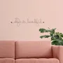 Objets de décoration - Décoration Murale en fil de fer " Life is beautiful " - BIJOUX DE MUR