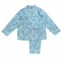 Sleepwear - Cotton Pyjamas - Jaipur Blue & Turquoise - LIME TREE DESIGN
