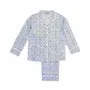 Sleepwear - Cotton Pyjamas - Blue Bud - LIME TREE DESIGN