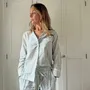 Sleepwear - Cotton Pyjamas - Berry Green and Pink - LIME TREE DESIGN