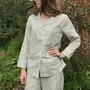 Sleepwear - Cotton Pyjamas - Berry Green and Pink - LIME TREE DESIGN