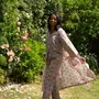 Sleepwear - Cotton Pyjamas - Jaipur Green and Pink - LIME TREE DESIGN