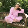 Sleepwear - Cotton Pyjamas - Pink Bud - LIME TREE DESIGN