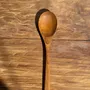 Cutlery set - Salad cutlery or large teak spoon in elongated oval shape - OFFICE OBJETS