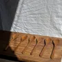 Cutlery set - Salad cutlery or large teak spoon in elongated oval shape - OFFICE OBJETS