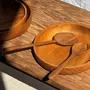 Cutlery set - Teak salad server or fork spoon L28 D6x8 - OFFICE OBJETS