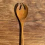 Cutlery set - Teak salad server or fork spoon L28 D6x8 - OFFICE OBJETS