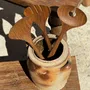 Cutlery set - Teak salad server or fork spoon L28 D6x8 - OFFICE OBJETS