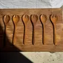 Cutlery set - Teak salad server or fork spoon L28 D6x8 - OFFICE OBJETS