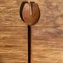 Couverts de service - Couvert à salade ou cuiller spatule bout plat fendue en teck L30 D9x8 - OFFICE OBJETS