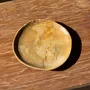 Assiettes de réception - Petit vide poche ou plat en bois pétrifié beige orangé D20,5 -3308 - OFFICE OBJETS