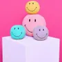 Soft toy - SMILEY Plush Toy – 13cm Corduroy - Turquoise - STEMPELS ET CO