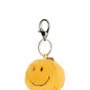Soft toy - SMILEY Keychain – 5.5 cm of soft happiness - Yellow - STEMPELS ET CO