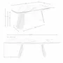 Dining Tables - Extendable oval barrel dining table in marble and steel - ANGEL CERDÁ