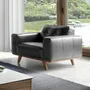 Armchairs - Upholstered armchair upholstered cowhide leather - ANGEL CERDÁ