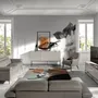 Fauteuils - Fauteuil Chester en cuir gris foncé - ANGEL CERDÁ