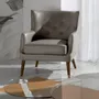 Fauteuils - Fauteuil Chester en cuir gris foncé - ANGEL CERDÁ