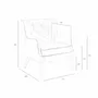 Fauteuils - Fauteuil Chester en cuir gris foncé - ANGEL CERDÁ