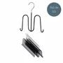 Mobilier et rangements pour bureau - MAWA porte-chaussures métallique noir 15cm par 50 - MAWA
