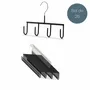 Mobilier et rangements pour bureau - MAWA cintre métal de ceinture noire 20,5cm par 25 - MAWA