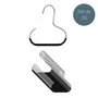 Mobilier et rangements pour bureau - MAWA accessoire cintre métal noir 15cm par 25 - MAWA