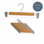 Mobilier et rangements pour bureau - MAWA cintre en bois pour pantalons hêtre naturel 35cm par 25 - MAWA