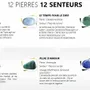 Diffuseurs de parfums - pack de 24 Bougies parfumées coeur pierre de vie - LIFE ON VENUS