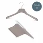 Mobilier et rangements pour bureau - MAWA green hanger pour vestes gris pierre 42cm par 25 - MAWA