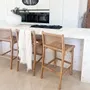 Tabourets - Punta - teck blanchi - DESIGN TRIP