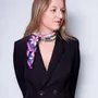 Foulards et écharpes - foulard en satin , Création et impression françaises - KOUNTHEA RETH