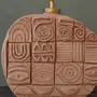 Lampes de table - Lampe de table en céramique faite main Tribe par Studio Wild Or - STUDIO WILD ORANGE