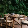 Lawn tables - Sisa recycled solid teak outdoor table - DESIGN TRIP