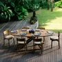 Lawn tables - Sisa recycled solid teak outdoor table - DESIGN TRIP